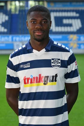 Leroy Kwadwo; MSV Duisburg; 3.Liga, Porträttermin 2022 2023 Duisburg Schauinsland Reisen Arena Nordrhein-Westfalen Deutschland