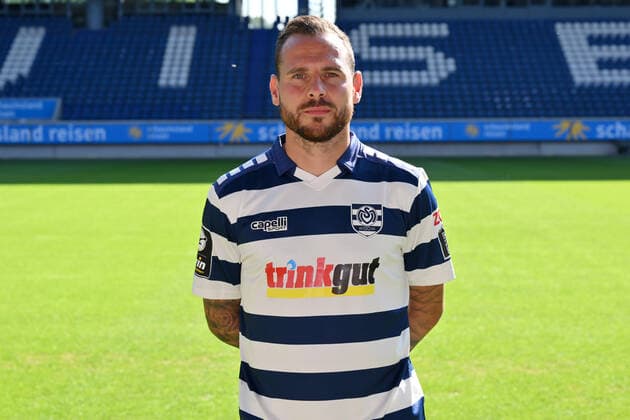 Marvin Bakalorz; MSV Duisburg; 3.Liga, Porträttermin 2022 2023 Duisburg Schauinsland Reisen Arena Nordrhein-Westfalen Deutschland