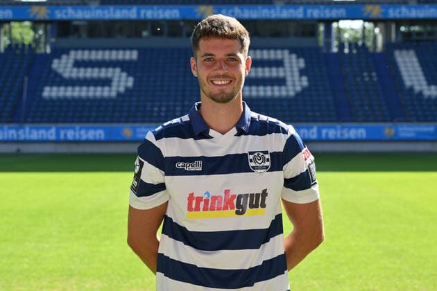 Tobias Fleckstein; MSV Duisburg; 3.Liga, Porträttermin 2022 2023 Duisburg Schauinsland Reisen Arena Nordrhein-Westfalen Deutschland