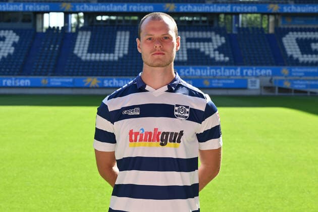 Vincent Gembalies; MSV Duisburg; 3.Liga, Porträttermin 2022 2023 Duisburg Schauinsland Reisen Arena Nordrhein-Westfalen Deutschland