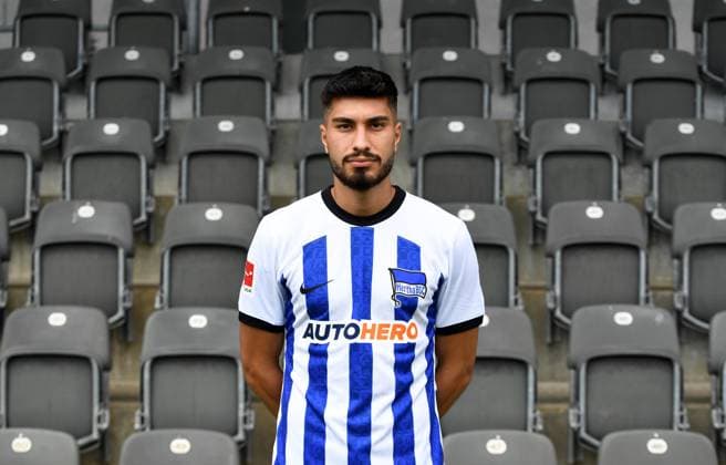 Suat Serdar (Hertha BSC) Hertha BSC; 1. Bundesliga, Porträttermin 2022 2023, 05.07. 2022, Copyright: xSebastianxRäppoldx xMatthiasxKox