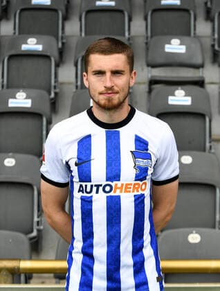 Jonjoe Kenny (Hertha BSC) Hertha BSC; 1. Bundesliga, Porträttermin 2022 2023, 05.07. 2022, Copyright: xSebastianxRäppoldx xMatthiasxKox