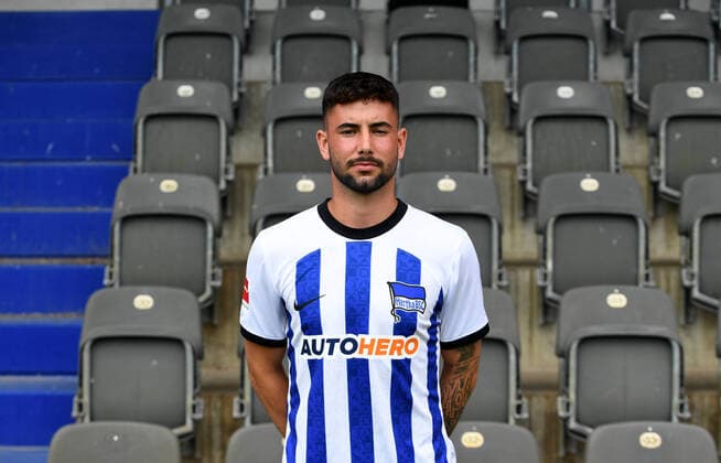 Marco Richter (Hertha BSC) Hertha BSC; 1. Bundesliga, Porträttermin 2022 2023, 05.07. 2022, Copyright: xSebastianxRäppoldx xMatthiasxKox