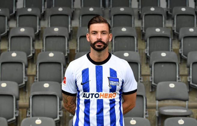 Marvin Plattenhardt (Hertha BSC) Hertha BSC; 1. Bundesliga, Porträttermin 2022 2023, 05.07. 2022, Copyright: xSebastianxRäppoldx xMatthiasxKox