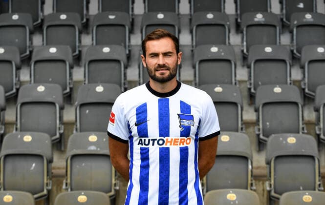 Lucas Tousart (Hertha BSC) Hertha BSC; 1. Bundesliga, Porträttermin 2022 2023, 05.07. 2022, Copyright: xSebastianxRäppoldx xMatthiasxKox