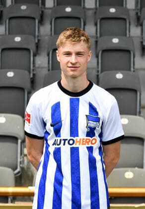 Julian Eitschberger (Hertha BSC) Hertha BSC; 1. Bundesliga, Porträttermin 2022 2023, 05.07. 2022, Copyright: xSebastianxRäppoldx xMatthiasxKox