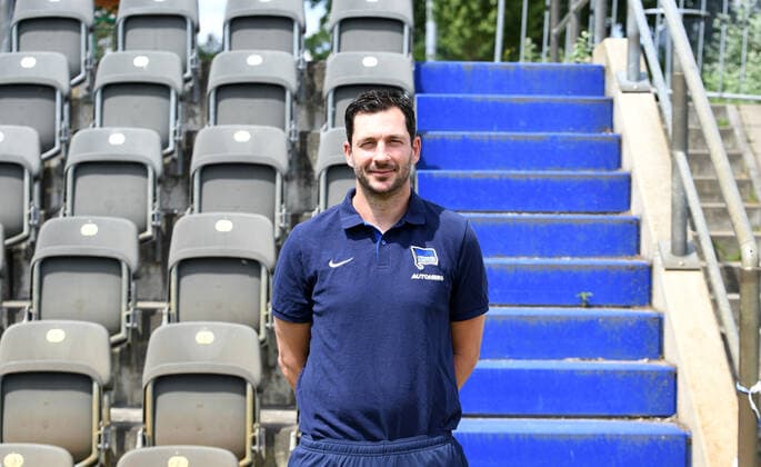 Trainer Sandro Schwarz (Hertha BSC) Hertha BSC; 1. Bundesliga, Porträttermin 2022 2023, 05.07. 2022, Copyright: xSebastianxRäppoldx xMatthiasxKox