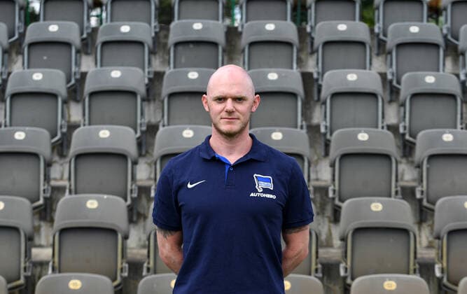 Assistenztrainer Analyse Daniel Fischer (Hertha BSC) Hertha BSC; 1. Bundesliga, Porträttermin 2022 2023, 05.07. 2022, Copyright: xSebastianxRäppoldx xMatthiasxKox