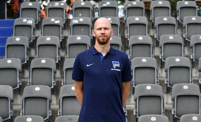 Leiter Spielanalyse Gabor Ruhr (Hertha BSC) Hertha BSC; 1. Bundesliga, Porträttermin 2022 2023, 05.07. 2022, Copyright: xSebastianxRäppoldx xMatthiasxKox