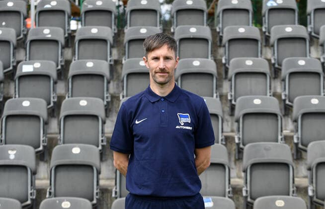 Athletiktrainer Hendrik Vieth (Hertha BSC) Hertha BSC; 1. Bundesliga, Porträttermin 2022 2023, 05.07. 2022, Copyright: xSebastianxRäppoldx xMatthiasxKox