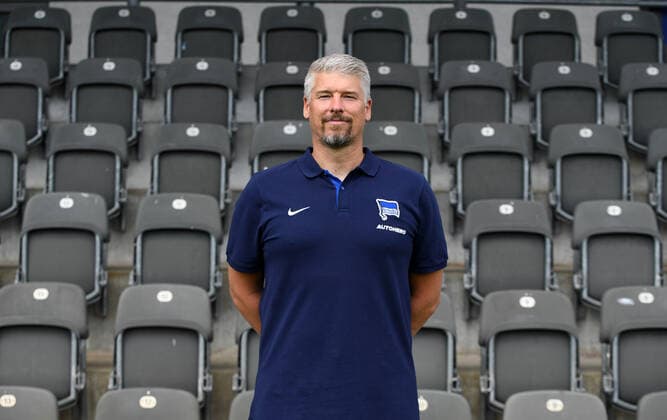 Physiotherapeut Henrik Lange (Hertha BSC) Hertha BSC; 1. Bundesliga, Porträttermin 2022 2023, 05.07. 2022, Copyright: xSebastianxRäppoldx xMatthiasxKox