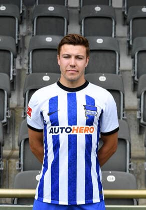 Fredrik Andre Björkan (Hertha BSC) Hertha BSC; 1. Bundesliga, Porträttermin 2022 2023, 05.07. 2022, Copyright: xSebastianxRäppoldx xMatthiasxKox
