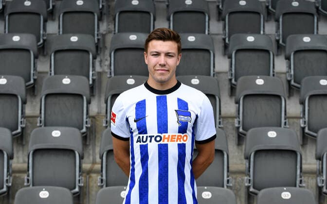 Fredrik Andre Björkan (Hertha BSC) Hertha BSC; 1. Bundesliga, Porträttermin 2022 2023, 05.07. 2022, Copyright: xSebastianxRäppoldx xMatthiasxKox