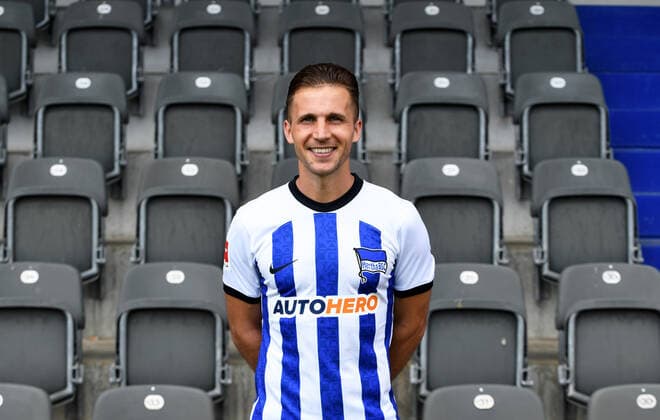 Peter Pekarik (Hertha BSC) Hertha BSC; 1. Bundesliga, Porträttermin 2022 2023, 05.07. 2022, Copyright: xSebastianxRäppoldx xMatthiasxKox