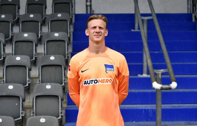 Torhüter Oliver Christensen (Hertha BSC) Hertha BSC; 1. Bundesliga, Porträttermin 2022 2023, 05.07. 2022, Copyright: xSebastianxRäppoldx xMatthiasxKox