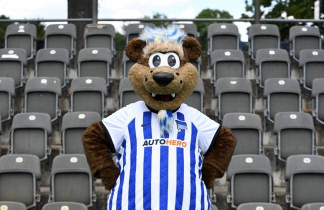 Maskottchen Herthinho (Hertha BSC) Hertha BSC; 1. Bundesliga, Porträttermin 2022 2023, 05.07. 2022, Copyright: xSebastianxRäppoldx xMatthiasxKox