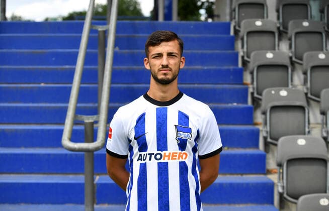 Mesut Kesik (Hertha BSC) Hertha BSC; 1. Bundesliga, Porträttermin 2022 2023, 05.07. 2022, Copyright: xSebastianxRäppoldx xMatthiasxKox