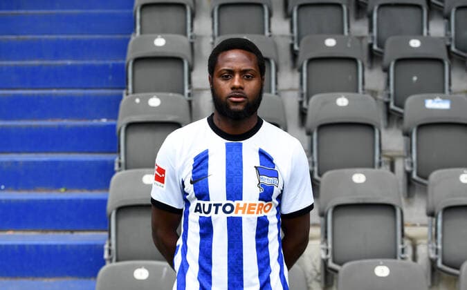 Deyovaisio Zeefuik (Hertha BSC) Hertha BSC; 1. Bundesliga, Porträttermin 2022 2023, 05.07. 2022, Copyright: xSebastianxRäppoldx xMatthiasxKox