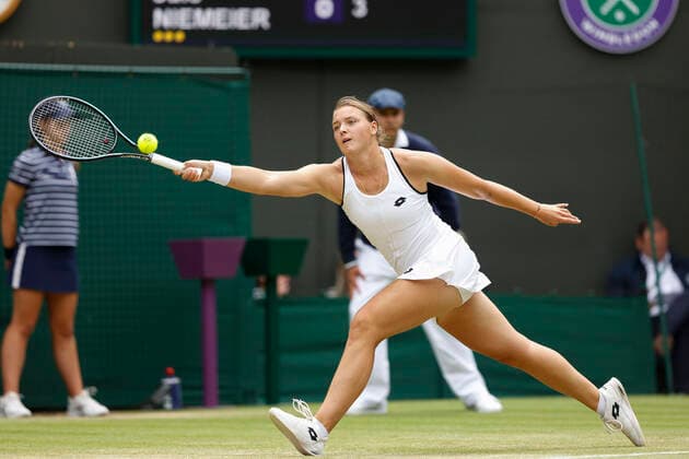 Jule Niemeier Tennis - Wimbledon 2022 - Grand Slam ITF ATP, Tennis Herren WTA, Tennis Damen - AELTC - London - - Great Britain - 5 July 2022. Copyright: xJuergenxHasenkopfx