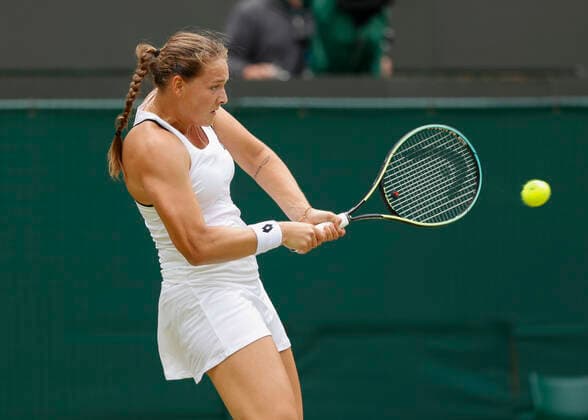 Jule Niemeier Tennis - Wimbledon 2022 - Grand Slam ITF ATP, Tennis Herren WTA, Tennis Damen - AELTC - London - - Great Britain - 5 July 2022. Copyright: xJuergenxHasenkopfx