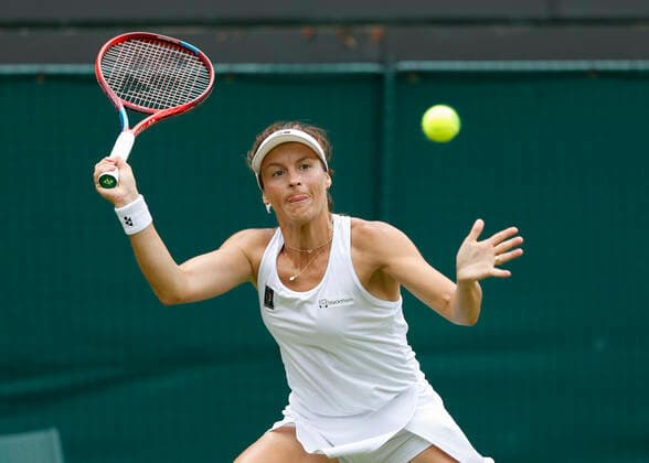Tatjana Maria Tennis - Wimbledon 2022 - Grand Slam ITF ATP, Tennis Herren WTA, Tennis Damen - AELTC - London - - Great Britain - 5 July 2022. Copyright: xJuergenxHasenkopfx