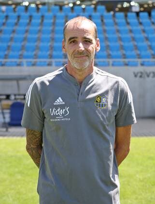 05.07.2022, xfkfnsx, Fussball 3.Liga, 1.FC Saarbruecken - Fototermin Saison 2022 23 emspor, v.l. Physiotherapeut Paulo da Palma (1.FC Saarbruecken) (DFL DFB REGULATIONS PROHIBIT ANY USE OF PHOTOGRAPHS as IMAGE SEQUENCES and or QUASI-VIDEO) Saarbruecken