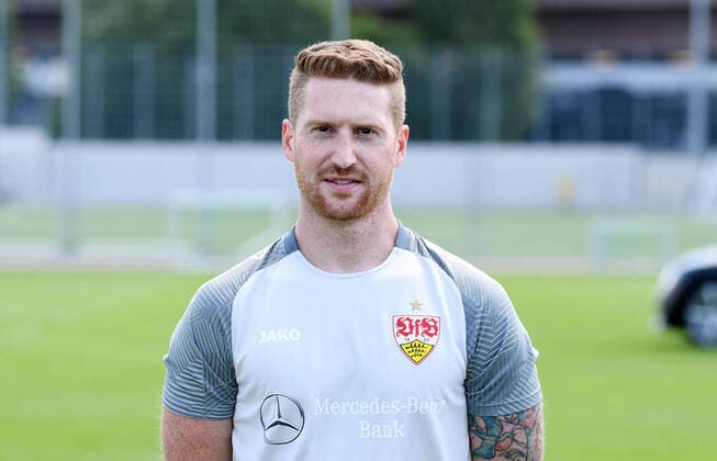 FUSSBALL 1. BUNDESLIGA SAISON 2022 2023 05.07.2022 Fototermin beim VfB Stuttgart auf dem Trainingsgelaende: Spielanalyst Marcus Fregin