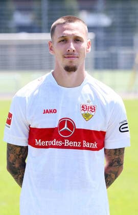 FUSSBALL 1. BUNDESLIGA SAISON 2022 2023 05.07.2022 Fototermin beim VfB Stuttgart auf dem Trainingsgelaende: Darko Churlinov