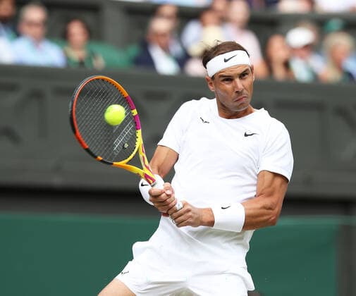 TENNIS - Wimbledon 2022 LONDON,ENGLAND,06.JUL.22 - TENNIS - ATP, Tennis Herren World Tour, Wimbledon, Grand Slam. Image shows Rafael Nadal (ESP).  GEPAxpictures xAlanxGrieves