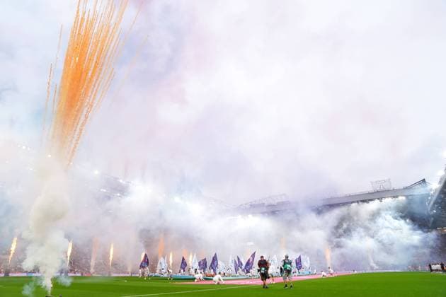 Sport Themen der Woche KW27 Sport Bilder des Tages Manchester, England, July 6th 2022: Opening celebration prior to the UEFA Womens Euro 2022 football match between England and Austria at Old Trafford in Manchester, England. (Daniela Porcelli SPP)  Copyright: xDanielaxPorcellix SPPx spp-en-DaPos-20220706-DPJ09335
