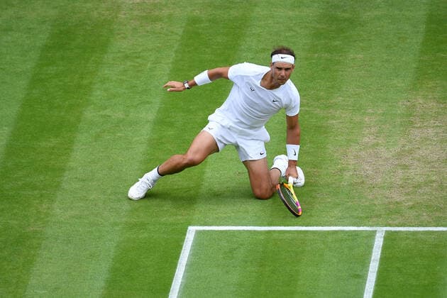 Rafael Nadal (Esp) TENNIS : Wimbledon 2022 : 06 07 2022 AntoineCouvercelle Panoramic 