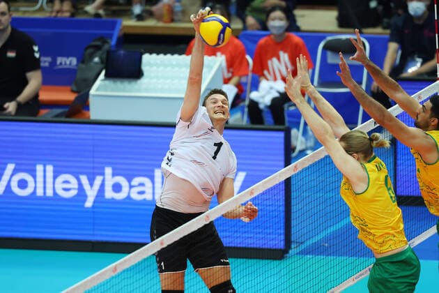 Fromm Christian (GER), JULY 7, 2022 - Volleyball : FIVB Volleyball Nations League 2022 Men s Preliminary Round between Germany - Australia at Maruzen Intec Arena Osaka, Osaka, Japan. Noxthirdxpartyxsales  (192885128)
