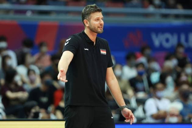 Michal Winiarski Coach (GER), JULY 7, 2022 - Volleyball : FIVB Volleyball Nations League 2022 Men s Preliminary Round between Germany - Australia at Maruzen Intec Arena Osaka, Osaka, Japan. Noxthirdxpartyxsales  (192885852)