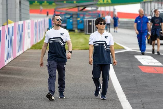 Yuki Tsunoda (Scuderia Alpha Tauri) beim Trackwalk, Grosser Preis von Oesterreich 2022, Motorsport, Formel 1, 07.07.2022 Grosser Preis von Oesterreich 2022, Motorsport, Formel 1, 07.07.2022 Copyright: xEibner-Pressefoto AlexanderxNeisx EP_ANS
