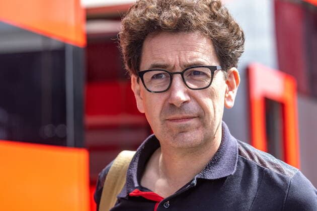 07.07.2022, Red Bull Ring, Spielberg, AUT, FIA, Formel 1, Grosser Preis von Österreich, Vorbericht, im Bild Mattia Binotto (Ferrari-Teamchef) Mattia Binotto (Ferrari) during preliminary reports befor the Austrian FIA Formula One Grand Prix at the Red Bull Ring in Spielberg, Austria on 2022 07 07. Expa Spielberg