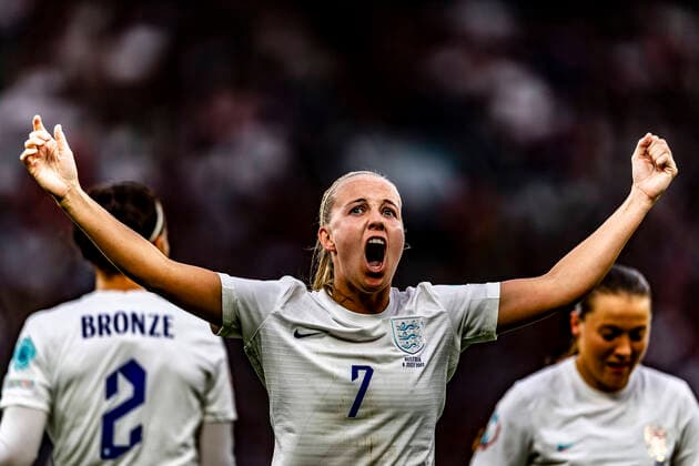 Beth Mead (England Women) during the Uefa Women s Euro England 2022 match between England 1-0 Austria at Old Trafford Stadium on July 6, 2022 in Manchester, England. Noxthirdxpartyxsales  (192890519)