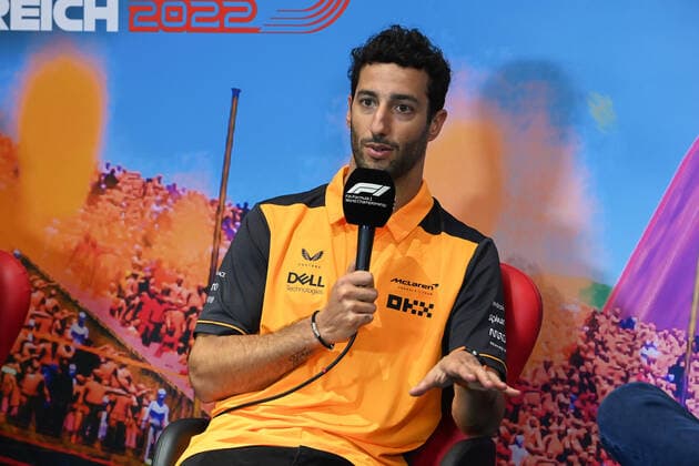3 Daniel Ricciardo (AUS, McLaren F1 Team), F1 Grand Prix of Austria at Red Bull Ring on July 7, 2022 in Spielberg, Austria. (Photo by Mark Sutton Motorsport Images DPPI via HOCH ZWEI) Spielberg Austria