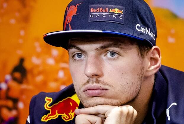 2022-07-07 15:26:11 SPIELBERG - Max Verstappen (Red Bull Racing) during a press conference, PK, Pressekonferenz at the Red Bull Ring race track ahead of the Austrian Grand Prix. ANP SEM VAN DER WAL netherlands out - belgium out Spielberg xVIxxIVx