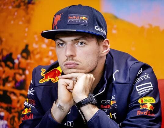2022-07-07 15:26:23 SPIELBERG - Max Verstappen (Red Bull Racing) during a press conference, PK, Pressekonferenz at the Red Bull Ring race track ahead of the Austrian Grand Prix. ANP SEM VAN DER WAL netherlands out - belgium out Spielberg xVIxxIVx