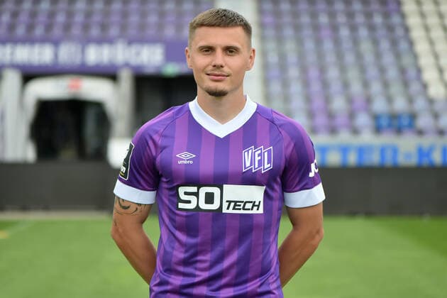 Fußball - 3. Liga - Porträttermin 2022 2023 VfL Osnabrück am 07.07.2022 an der Bremer Brücke in Osnabrück Erik Engelhardt (Osnabrueck)