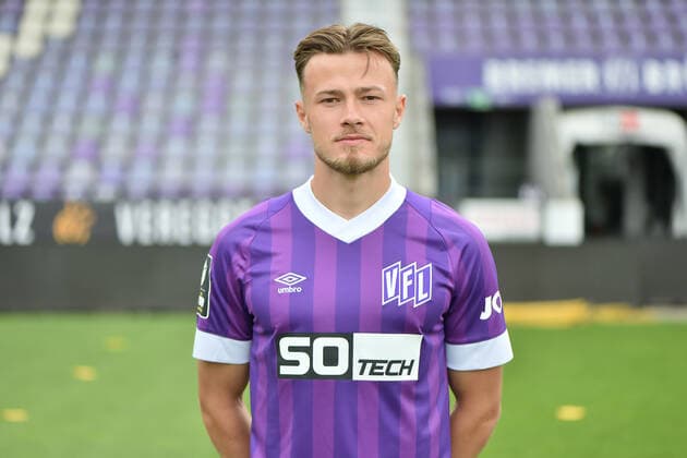 Fußball - 3. Liga - Porträttermin 2022 2023 VfL Osnabrück am 07.07.2022 an der Bremer Brücke in Osnabrück Henry Rorig (Osnabrueck)