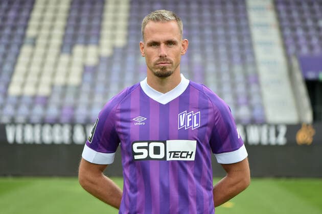 Fußball - 3. Liga - Porträttermin 2022 2023 VfL Osnabrück am 07.07.2022 an der Bremer Brücke in Osnabrück Maurice Trapp (Osnabrueck)