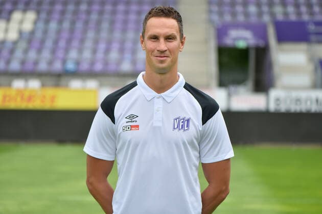 Fußball - 3. Liga - Porträttermin 2022 2023 VfL Osnabrück am 07.07.2022 an der Bremer Brücke in Osnabrück Co-Trainer Tim Danneberg (Osnabrueck)