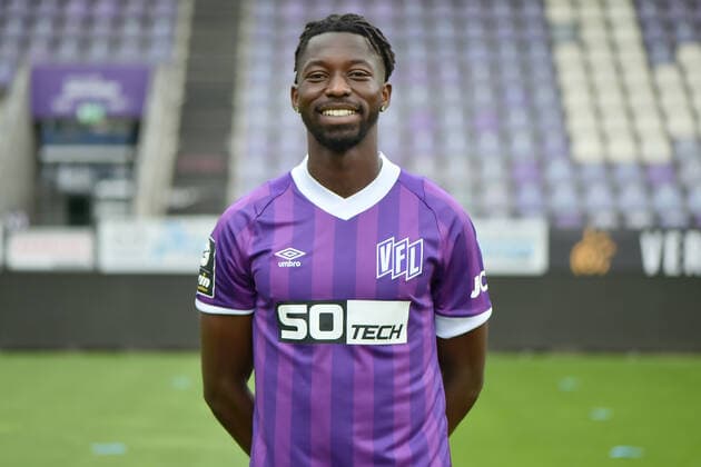 Fußball - 3. Liga - Porträttermin 2022 2023 VfL Osnabrück am 07.07.2022 an der Bremer Brücke in Osnabrück Omar Haktab Traore (Osnabrueck)