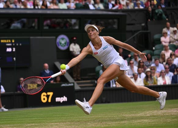 2022 Wimbledon Ons Jabeur (TUN) and Tatjana Maria , (GER)2022 Wimbledon Tatjana Maria , (GER)