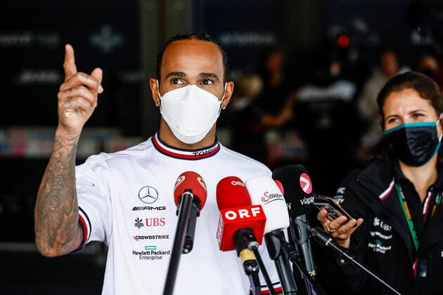 44 Lewis Hamilton (GBR, Mercedes-AMG Petronas F1 Team), F1 Grand Prix of Austria at Red Bull Ring on July 7, 2022 in Spielberg, Austria. (Photo by HOCH ZWEI) Spielberg Austria