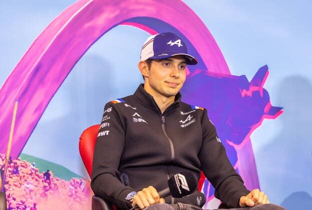 07.07.2022, Red Bull Ring, Spielberg, AUT, FIA, Formel 1, Grosser Preis von Österreich, Vorbericht, im Bild Esteban Ocon (FRA Alpine) Esteban Ocon (FRA Alpine) during preliminary reports befor the Austrian FIA Formula One Grand Prix at the Red Bull Ring in Spielberg, Austria on 2022 07 07. Expa Spielberg