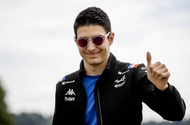SPIELBERG - Esteban Ocon (Alpine) arrives at the Red Bull Ring race track ahead of the Austrian Grand Prix. ANP SEM VAN DER WAL F1 Grand Prix of Austria - Qualifying 2022 xVIxANPxSportx xxANPxIVx