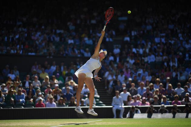 Elena Rybakina TENNIS : Wimbledon 2022 : 07 07 2022 AntoineCouvercelle Panoramic 
