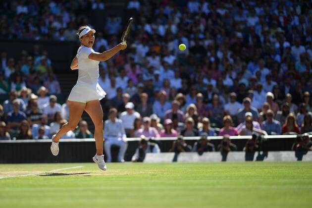 Simona Halep TENNIS : Wimbledon 2022 : 07 07 2022 AntoineCouvercelle Panoramic 